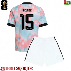 Belgien Thomas Meunier #15 Borta Kläder Barn VM 2026 Kortärmad (+ Korta byxor)